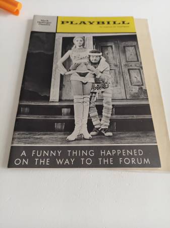 Vintage Playbill A funny thing happened on the way to the Forum 1