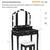 Black Vanity with stool 3 thumbnail