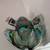 Vintage Iridescence glass frog 4” 7 thumbnail