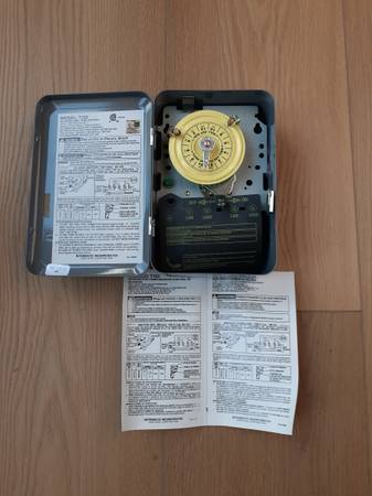 New Intermatic 24-Hour Mechanical Time Switch T103 Timer Indoor 120V 1