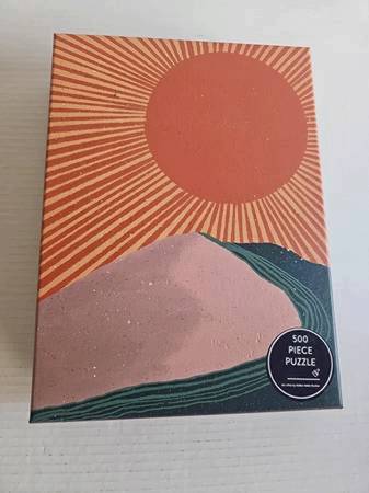 Five hundred piece jigsaw puzzle puzzles " Rising Sun " 1