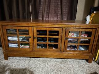 Wooden TV stand 1