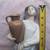 Porcelain Figurine with Vase 13" art woman hade made in spain diana de 2 thumbnail
