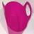 Waterproof Plastic Pail Purse - HOT PINK - For Storage, Laundry, Etc. 2 thumbnail