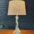 Mid-Century Modern Twisted Crystal Glass Table Lamp, c.1960’s 1 thumbnail
