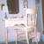 Antique Vanity Wood Bean-Shaped 1960's w/Victorian Chair 1 thumbnail