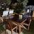 Dinning table modern style solid heavy wood color brown 1 thumbnail