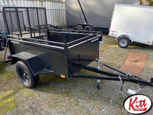 2024 Trailerman Trailers, Inc. 4x6 Steel Utility w/ Ramp 1