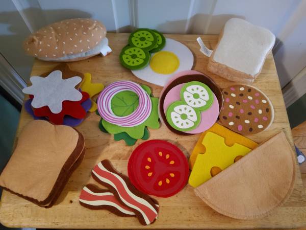 Malisa and Doug Felt Sandwich Set 1