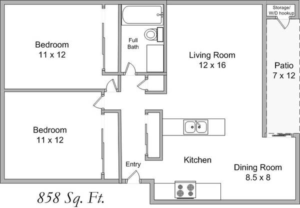 $1,325 / 2br - 858ft2 - 1st Floor!! 2 Bed 1 Bath Apartment Available 10/10/25!! Come and Visit (Kennewick)63850969369473120