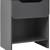 Walker Edison Modern 1-Drawer Simple Nightstand, 20 Inch, Dark Grey 6 thumbnail