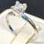 White gold princess cut diamond solitaire 1 thumbnail