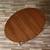 Expanding Mid-Century Modern Sculpted Walnut Floating-Top Dining Table 4 thumbnail