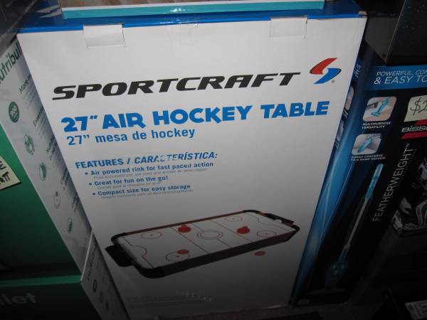 New Sportcraft 27" Table top Air Hockey game 1