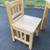 Vintage Solid Wood Little Tikes Wooden Table & Two Chairs - Natural 3 thumbnail