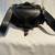 UNIQUE VINTAGE BLACK LEATHER MOTORCYCLE SADDLE BAG "DMP W/WINGS" LOGO 3 thumbnail