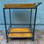 Pottery Barn Rustic Bar MCM Style Trolley Bar Cart 3 thumbnail