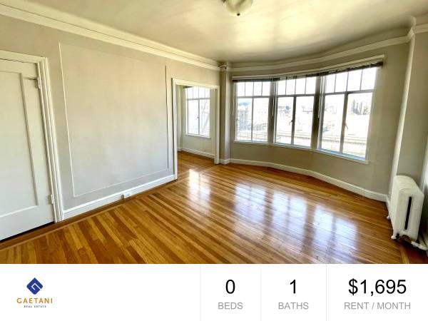 Estudio de $1,695 con luz natural y lavandería en el lugar (tenderloin)63668012092419120
