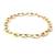 Ladies 18k Two-Tone White / Yellow Gold Gucci Style 7” Bracelet 110 4 thumbnail