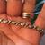 Yellow and White Italian Gold Bracelet With Hearts Design 8 thumbnail