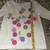 LOT Girls Size Medium M 7/8 7 8 Sweater Tank Top Set Purple Cream Circ 3 thumbnail