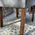 2 brown dining chairs faux leather 13 thumbnail