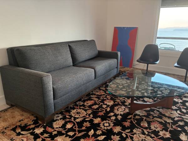 Custom designed contemporary sofa. 1