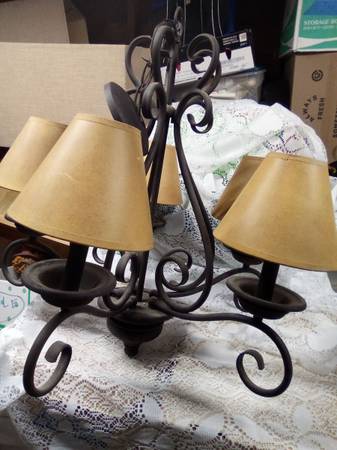 Wrought Iron Chandelier 1