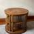 Vintage Drexel Heritage Burled Wood Two Tier Oval Side Table 1 thumbnail