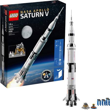 LEGO Ideas NASA Apollo Saturn V 92176 Outer Space Rocket (1969 Pieces) 1