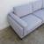 3-Seat Gaby Sofa in Grey Brushed Knit Fabric 7 thumbnail