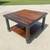 Industrial Raw Wood/Steel Table - Signed by Maker 7 thumbnail