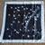 Vintage HANAE MORI Black & White Bird Silky Hankerchief Scarf 3 thumbnail