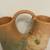 Vintage Weller Pottery Wild Rose Double Vase w/ Handle in Peach/Pink/Green Color 4 thumbnail