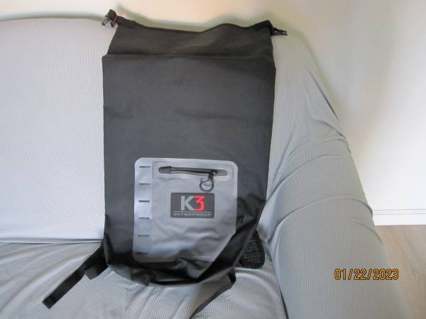 K3 Drifter limited dry bag back pack 1