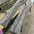 Live edge bench on solid metal base - over 7 1/2 feet! 9 thumbnail
