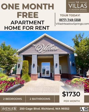 $1,730 / 2br - 1073ft2 - ¡UN MES GRATIS EN HERMOSO HOGAR DE DOS DORMITORIOS Y DOS BAÑOS LISTO PARA MUDARSE!63698277107201120