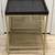 Brand New Walker Edison Square Tray Table Gold Metal Gray Wood Shelf 1 thumbnail