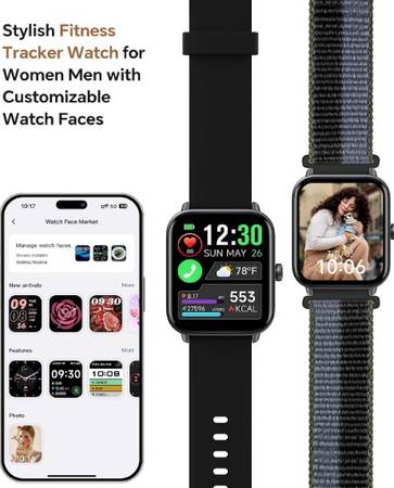 Smart Watches for Android & iPhone, Alexa Built-in Smartwatches 1