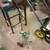 Oxygen tank with buggy on wheels 2 thumbnail