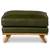 Article Timber 31" Leather Ottoman - Charme Green 8 thumbnail