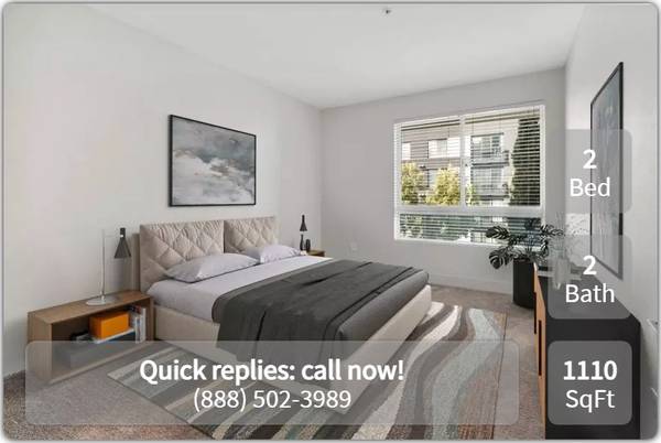$3,294 / 2br - 1110ft2 - Amazing 2bed2bath at Domain San Diego! Wash/dryer included! FREE RENT* (San Diego)63866049320707121