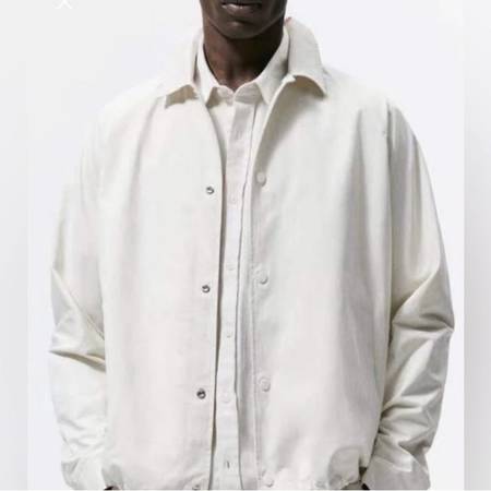 Zara Button Up Puffer Jacket XL 1