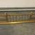 63" Antique Mid- Century Vintage Brass Fireplace Fender 4 thumbnail