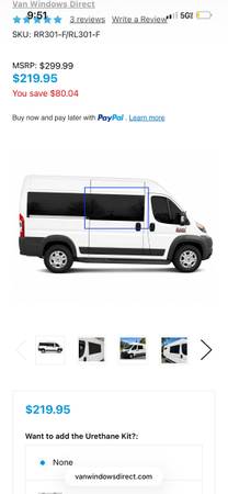 New side window for RAM Promaster 1