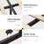 Queen Size Platform Bed Frame with Square-stitched Headboard and 4 Drawers, Ligh 4 thumbnail