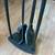 Modernist Fireplace Tools - Iron - Brushed Chrome 4 thumbnail