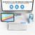 Wireless Keyboard for Mac, Bluetooth/2.4G USB, Rechargeable, NEW 3 thumbnail