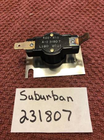 Suburban 231807 OEM RV heater limit switch 1