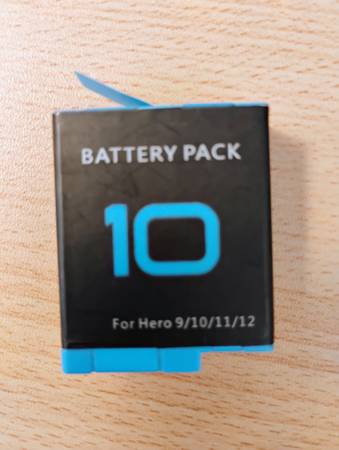 Battery for GO PRO 9, 10, 11, 12 1
